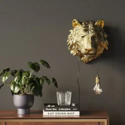 Applique Animal Tiger Head 34cm
