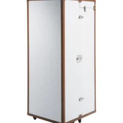 Armoire coffre Cosmopolitan Croco blanche