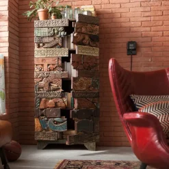 Armoire Shanti Puzzle 2 portes