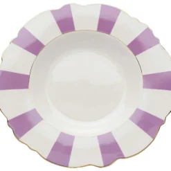 Assiette creuse Harlequin violet Ø23cm