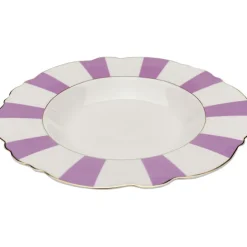 Assiette creuse Harlequin violet Ø23cm