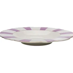 Assiette creuse Harlequin violet Ø23cm