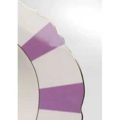 Assiette creuse Harlequin violet Ø23cm