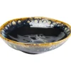 Assiette creuse Lio bleu nuit Ø20cm