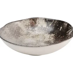 Assiette creuse Savannah marron/gris Ø20