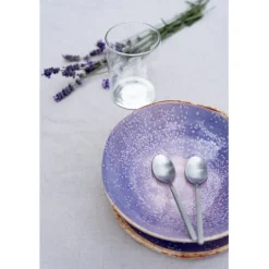 Assiette creuse Shirley violet Ø21cm