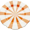 Assiette Harlequin orange Ø22cm