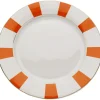 Assiette Harlequin orange Ø27cm