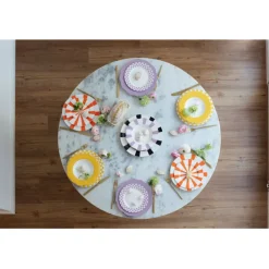 Assiette Harlequin orange Ø27cm