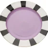 Assiette Harlequin violet Ø31cm