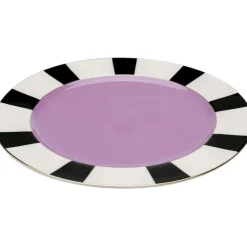 Assiette Harlequin violet Ø31cm