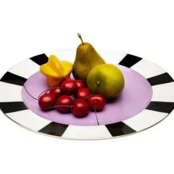 Assiette Harlequin violet Ø31cm