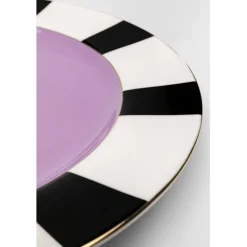 Assiette Harlequin violet Ø31cm