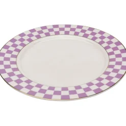 Assiette Harlequin violet Ø21cm