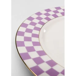 Assiette Harlequin violet Ø21cm