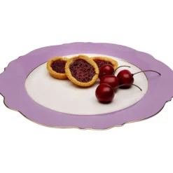 Assiette Harlequin violet Ø27cm