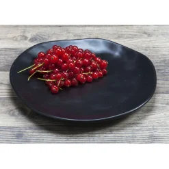 Assiette Organic noire Ø20cm