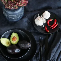 Assiette Organic noire Ø20cm