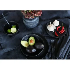 Assiette Organic noire Ø20cm