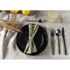 Assiette Organic noire Ø26cm