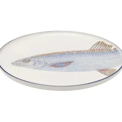 Assiette Poisson bleu Ø27cm assorties