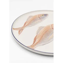 Assiette Poisson bleu Ø27cm assorties
