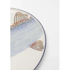 Assiette Poisson bleu Ø27cm assorties