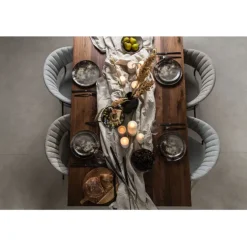 Assiette Savannah marron/gris Ø20