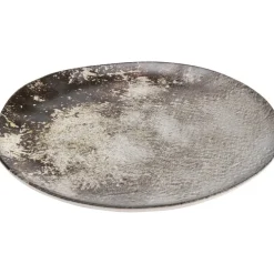 Assiette Savannah marron/gris Ø20