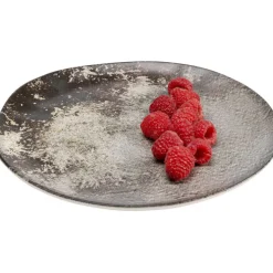 Assiette Savannah marron/gris Ø20