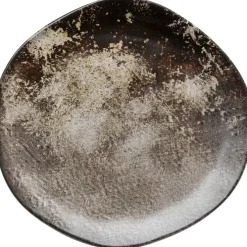 Assiette Savannah marron/gris Ø26cm