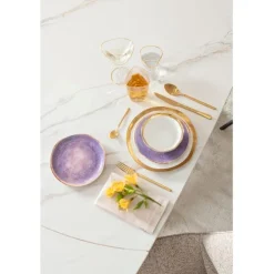 Assiette Shirley violet Ø26cm