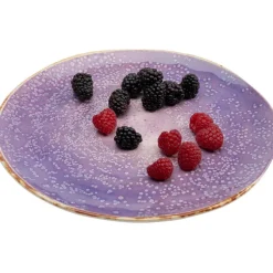 Assiette Shirley violet Ø26cm