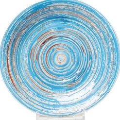 Assiette Swirl bleu Ø19cm