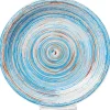 Assiette Swirl bleu Ø27cm