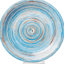 Assiette Swirl bleu Ø27cm
