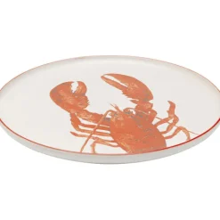 Assiettes Crabes rouges Ø27cm assorties