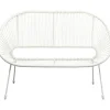 Banquette Acapulco Mono blanc