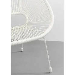 Banquette Acapulco Mono blanc