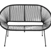 Banquette Acapulco Mono noir