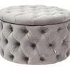 Banquette coffre Desire velours argenté