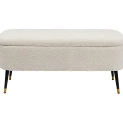 Banquette coffre Rico blanc