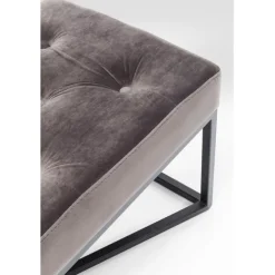 Banquette Crossover gris noir 150x40cm