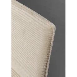 Banquette Ledro velours côtelé crème 165cm