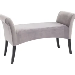 Banquette Motley Velvet Silvergrey