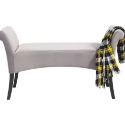 Banquette Motley Velvet Silvergrey