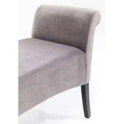 Banquette Motley Velvet Silvergrey