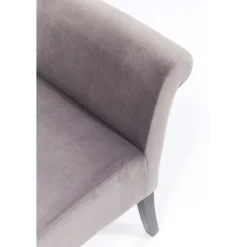 Banquette Motley Velvet Silvergrey