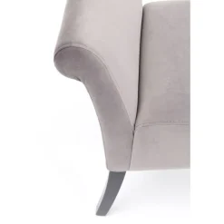 Banquette Motley Velvet Silvergrey