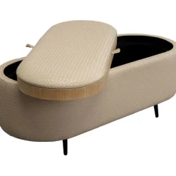 Banquette Venezia Storage crème 100cm